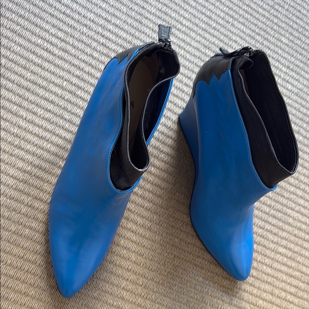 Toga Pulla Women's Blue Ankle Boots